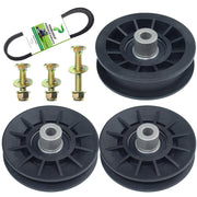 POSEAGLE front packaging showing complete idler pulley and belt kit benefits