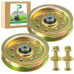 POSEAGLE front view of 2-pack pulleys showing packaging and parts, quick identification benefit