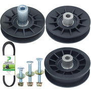 POSEAGLE front packaging showing pulley and belt kit, clear contents benefit