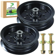 POSEAGLE front view of pulley pair showing clean finish and fit