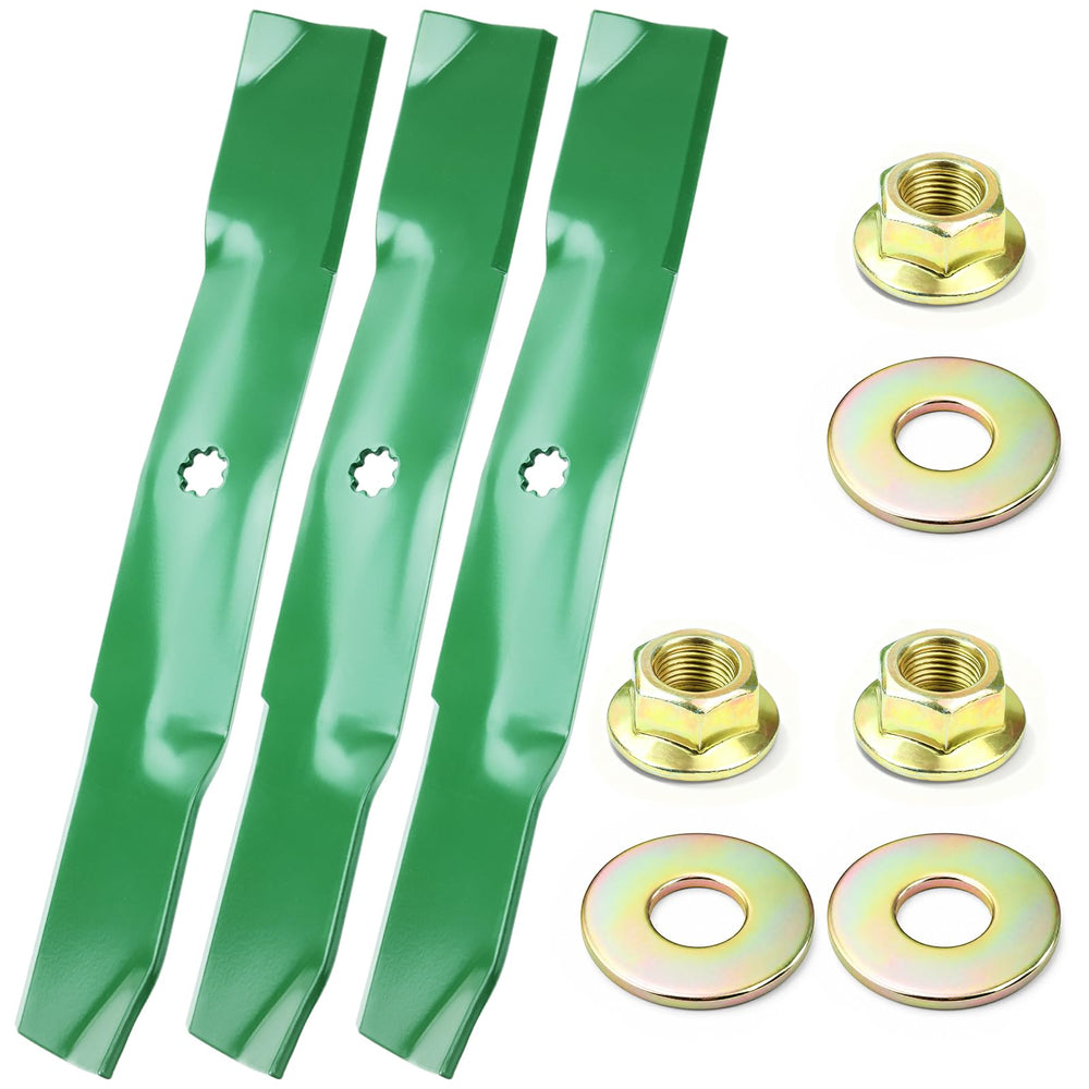 POSEAGLE front view of three replacement blades showing fit and finish