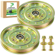 POSEAGLE front view idler pulley showing exact OEM fit and smooth edges