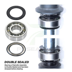 POSEAGLE double-handle grease coupler with hose for easy pre-lubrication