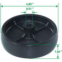 POSEAGLE bolt and flanged nylon lock nut hardware kit for secure mounting