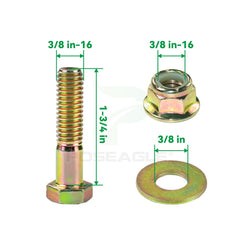 POSEAGLE pulley mounted on Cub Cadet deck during replacement, restores belt tracking