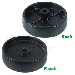 POSEAGLE wheel installed on mower deck restoring proper deck height control