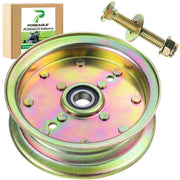 POSEAGLE idler pulley front view showing solid construction and fit benefit