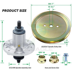 POSEAGLE pulley top view with dimensions for correct belt tracking