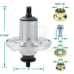 POSEAGLE top view with visible steel grease zerk for easy lubrication and longer life