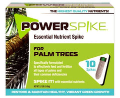 Power Spike packaging front view showing brand and palm fertilizer benefits