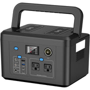 Powkey R600 front panel showing outlets and display for reliable power control