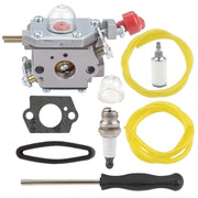 Powtol carburetor front view showing throttle bore and mounting flanges for accurate fit