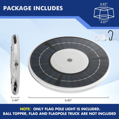 PPQ high-density solar panel top capturing sunlight for longer overnight runtime
