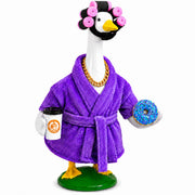 PRAXUL front view robed goose showing playful spa makeover and curb appeal