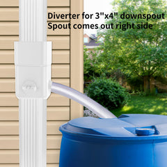 Prestantious close-up of the switch valve offering adjustable collection control