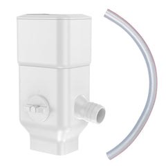 Prestantious front view showing diverter unit and clean design benefit