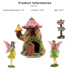PRETMANNS two fairy figurines close-up highlighting fine hand-painted detail