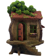 PRETMANNS treehouse front view showing whimsical design and outdoor durability