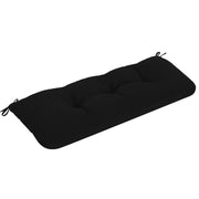 PRIMEPATIO front view of bench cushion showing shape and styling benefit