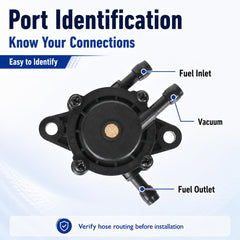 Pro Chaser pump installed on a Kohler carburetor showing reliable fuel routing