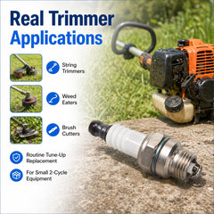 Pro Chaser spark plug installed in MTD engine for reliable starting