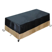 ProHome Direct front view of cover protecting fire table, secure protection