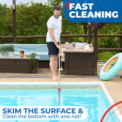 ProTuff fine mesh detail capturing small debris for clearer water