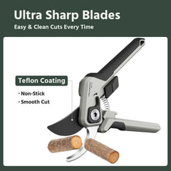 PrunePro close-up of 1.4031 stainless steel blade for precise clean cuts