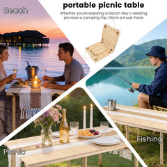 PSDRV folded flat with ergonomic carry handle for easy transport and compact storage benefit