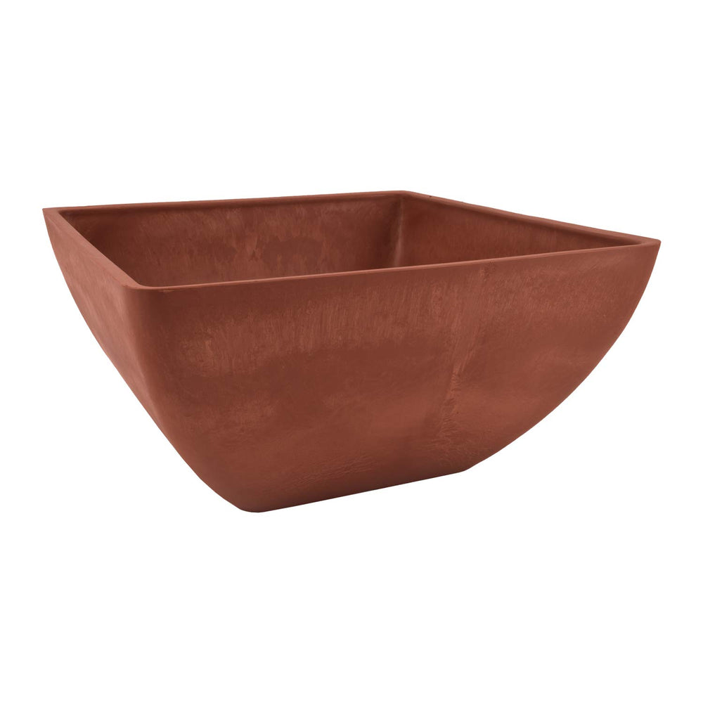 PSW Pot Collection front view terra cotta shows clean architectural lines and modern style