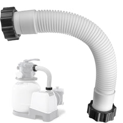 Pulems front view of 16-inch replacement hose showing connectors, quick fit