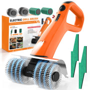 PUNOLAZY front packaging showing the cordless electric grill brush and accessories, clear overview benefit