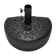 Pure Garden front view of semicircle base showing space-saving profile
