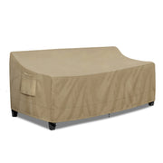 PureFit front view of 3-seater cover showing full protection and clean fit