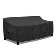 PureFit front view of 3-seater cover showing full protection and clean fit