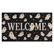 Putware front view showing full Halloween welcome design and curb appeal