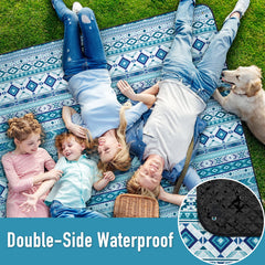 PY SUPER MODE waterproof Oxford backing detail protecting from ground moisture benefit