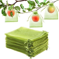 QenFree front packaging showing 100 fruit protection bags for garden use