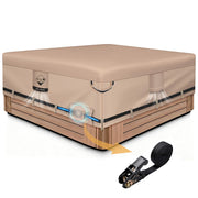 QH.HOME front view of 85x85 cover showing full waterproof protection