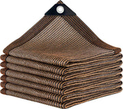 QHAIYYBF front view of 4x20ft shade cloth showing full coverage benefit