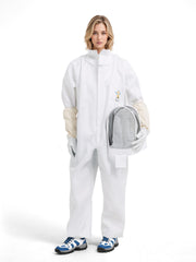 QHZHANG full-body suit front view showing complete sting protection and breathability