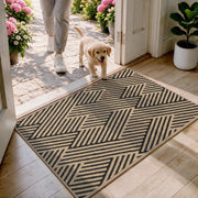 QiCaiJia front mat packaging showing brown mat, durable and ready to use