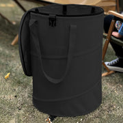 QJXX front view showing pop-up bin open for fast setup and easy packing