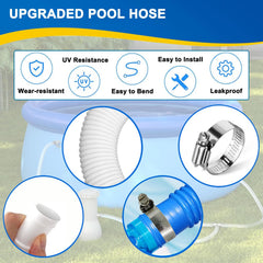 Qloby metal clamp detail on hose demonstrating secure leakproof connection benefit