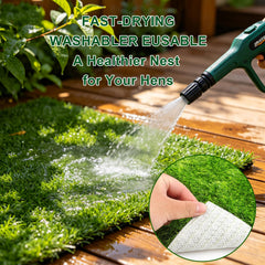Qntoier underside TPU anti-slip backing preventing pad movement