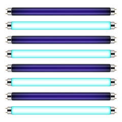 Qualirey front packaging showing all eight T8 replacement bulbs and benefits