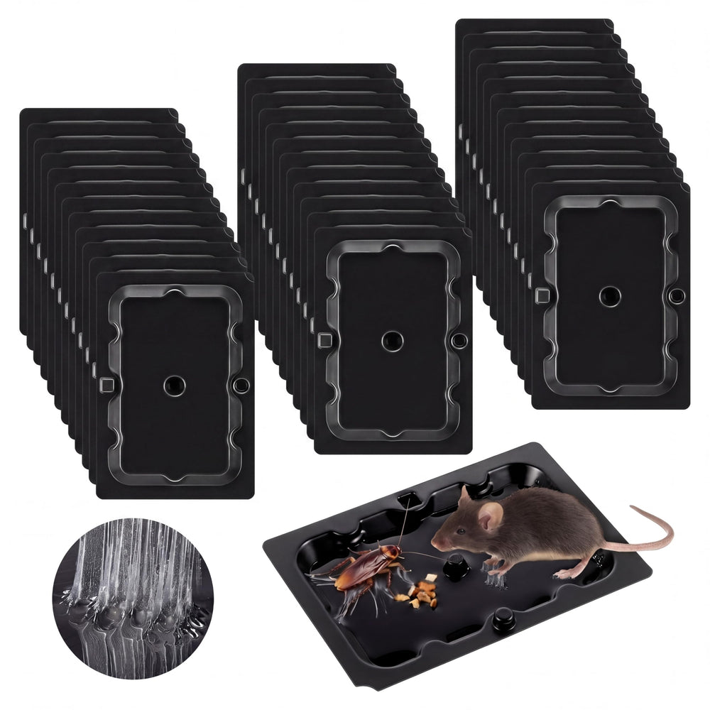 Qualirey front packaging showing 36-pack black glue boards and ready-to-use convenience