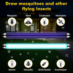 Qualirey tube installed in bug zapper demonstrating easy swap and effective use