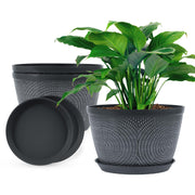Quarut front view of pot showing modern rope design and decorative appeal