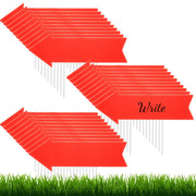 Queekay front view of red arrow signs showing clear branding and quantity benefit